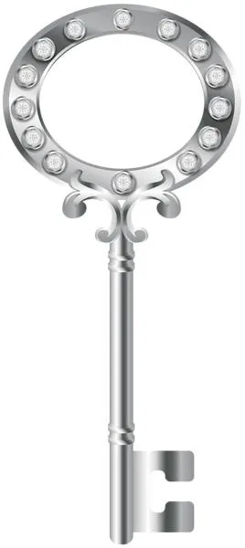 钥匙 PNG免抠(268x600)