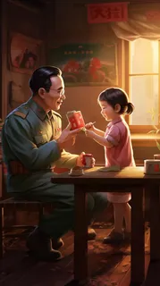 父亲 父亲节 温馨 坚强 爱护 关怀 教育 快乐 幸福 父爱