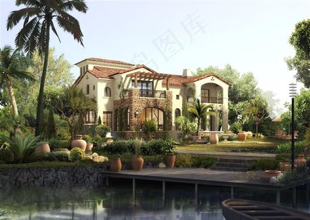 花园式如油画般的私人别墅