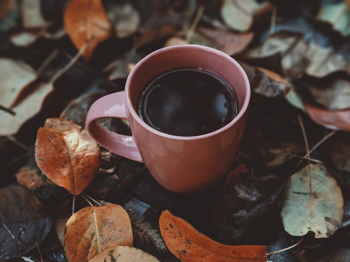 黑色美味咖啡摄影素材