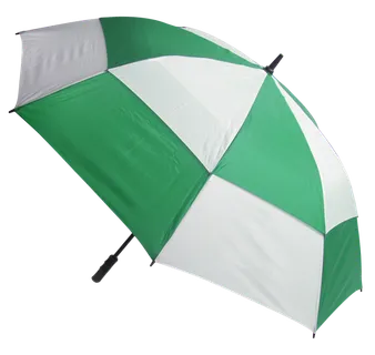 雨伞绿白色实物