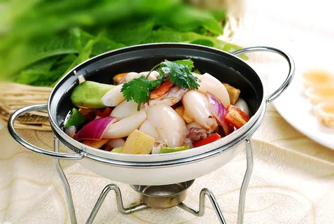 干锅美食焖锅湘菜麻辣香辣纸锅干锅墨鱼