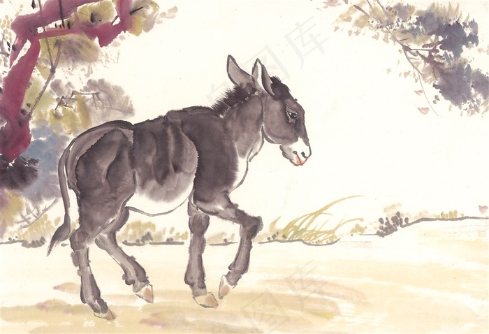 家禽国画jpg素材