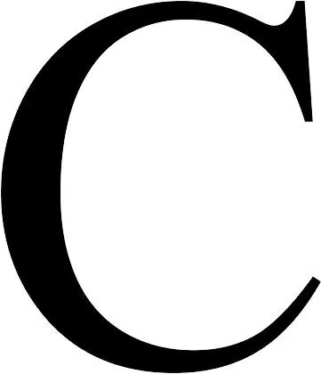 字母C PNG免抠(361x420)
