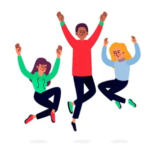 冬天服饰服装冬装穿冬装保暖冬季卡通人物男女装Ai矢量图片素材