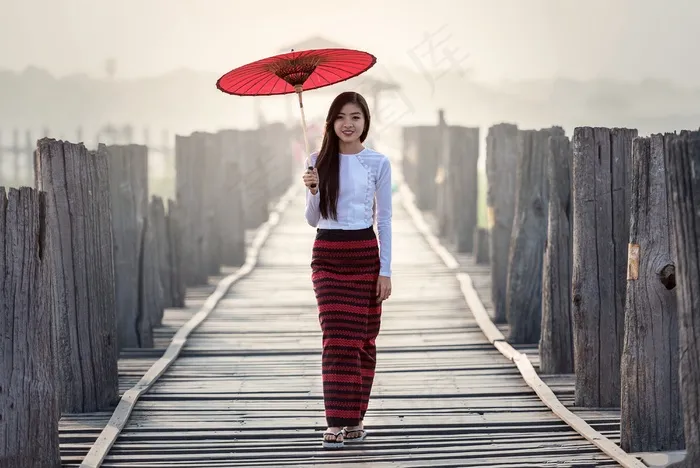 清新唯美可爱的女孩摄影图片