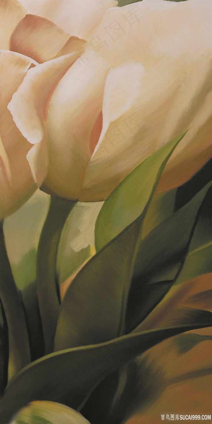 唯美花卉高清油画