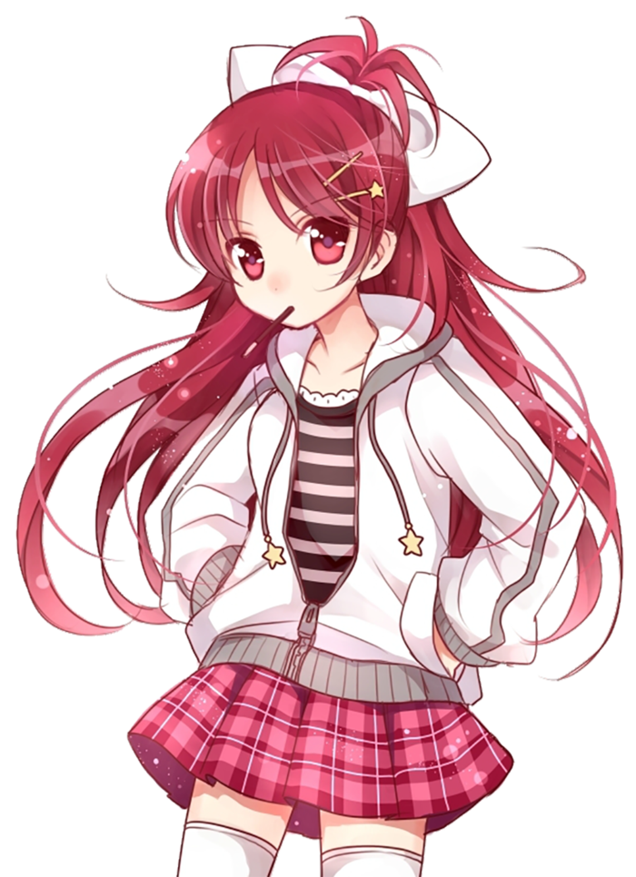 棕色女孩卡通素材