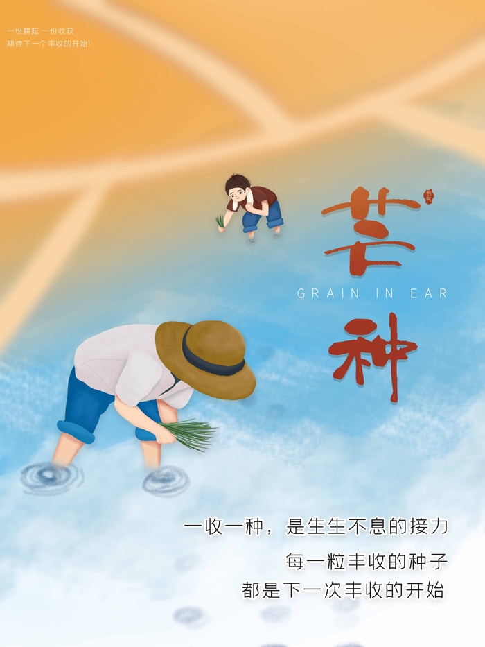 芒种 芒种宣传营销psd模版下载