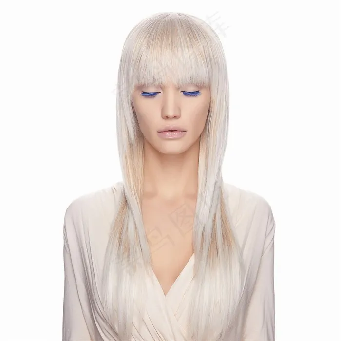 个性发型的性感美女图片