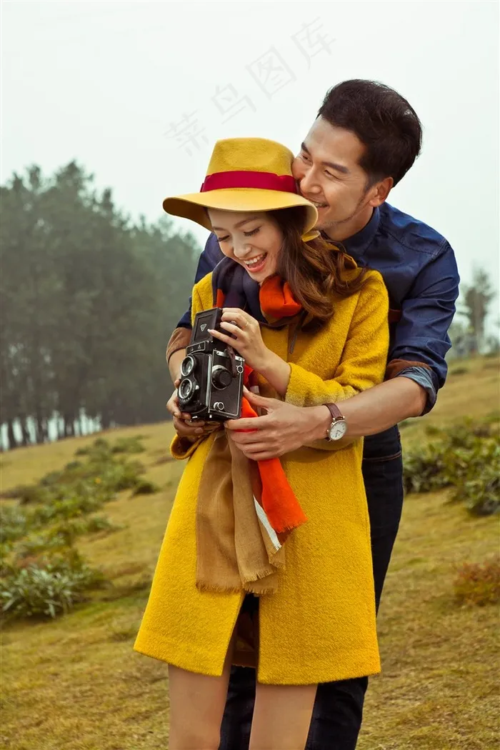 幸福美女浪漫艺术照外拍样片写真