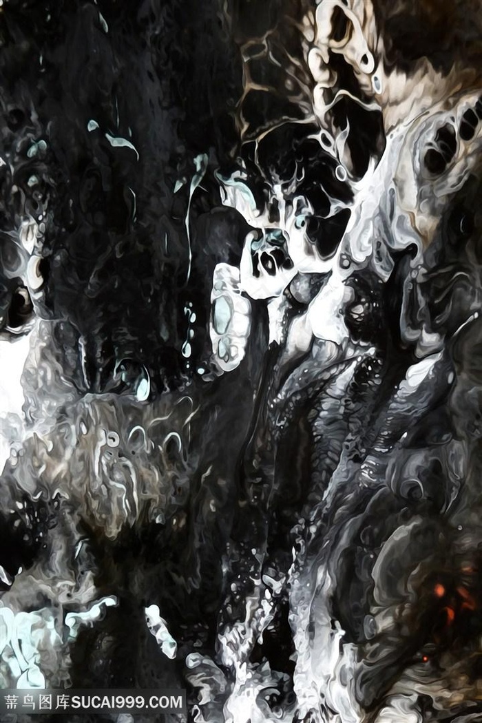 水墨时尚艺术油画挂画