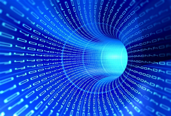 类似于一个隧道的光从中间通过