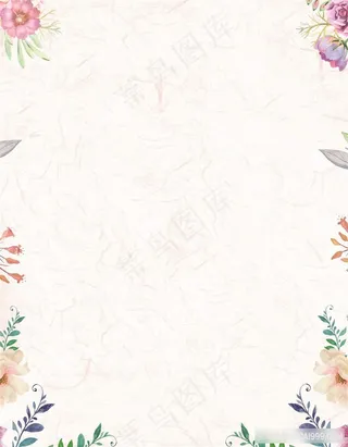 鲜花海报背景图