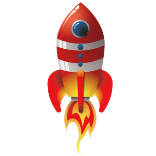 火箭发射卡通