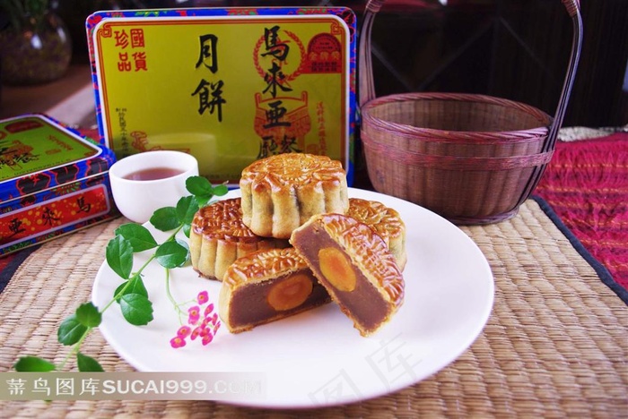 中秋节月饼图片