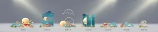 中秋展厅氛围布置2
