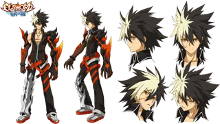 黑发男孩人物素材卡通简笔