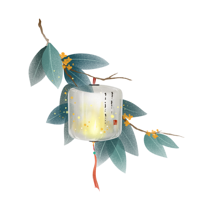 寒衣节中秋 中秋节手绘中元节荷花灯