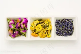 唯美花草茶图片