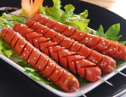 烤火腿肠餐饮菜单烧烤烤串高清图 烤火腿肠餐饮菜单烧烤烤串高清图
