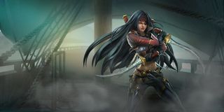 英雄联盟人物原画海贼魅影-老版卡特