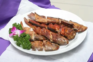 烤鱼拼盘
