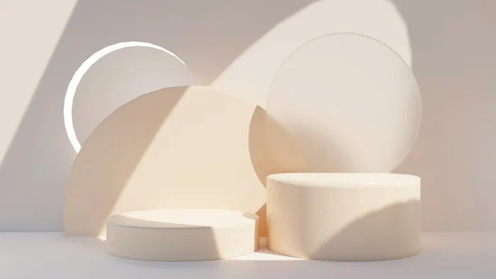 电商产品3D立体背景图主图场景 