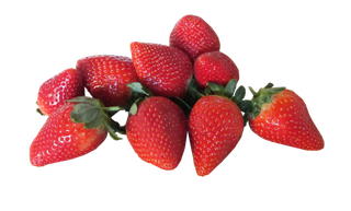 水果, 草莓, 甜的, 食物, 新鲜的, 夏天, 孤立, 切