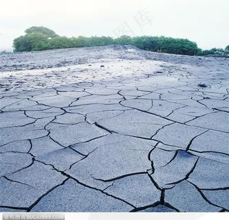 干枯的鱼塘