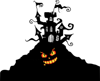 万圣节节日素材城堡