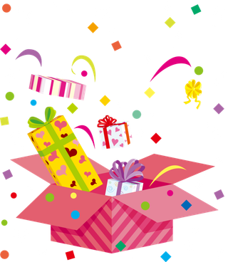 卡通精美箱子礼包