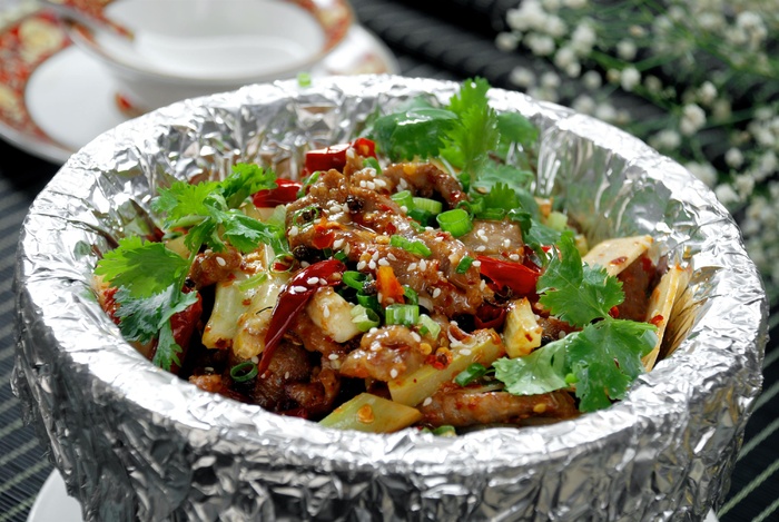 石锅煲类火锅川菜特色菜木桶牛柳