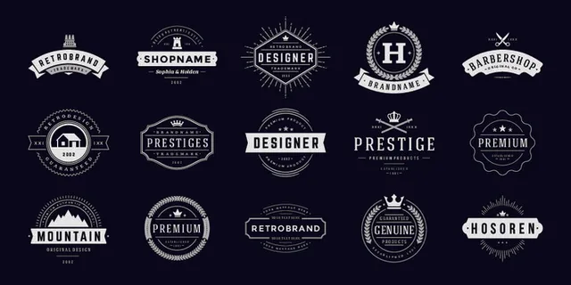 设计勋章标志素材