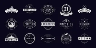 设计勋章标志素材