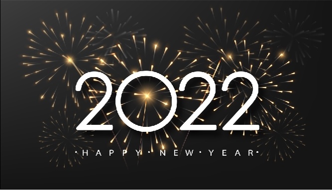 新年2022年设计卡片
