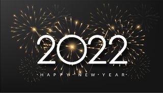 新年2022年设计卡片