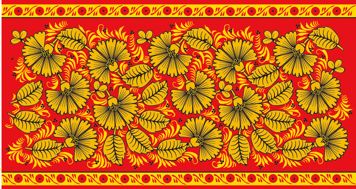 中式传统花朵纹样