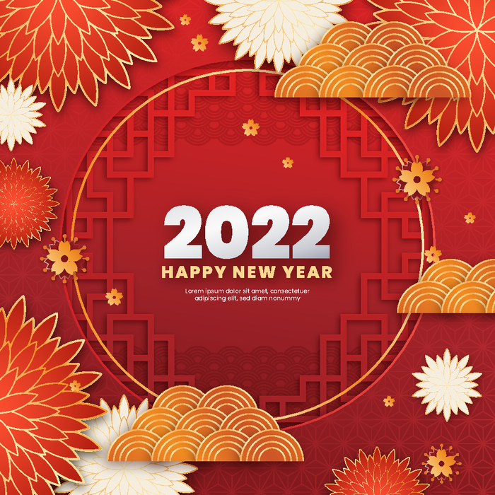 新年海报贺卡红包背景