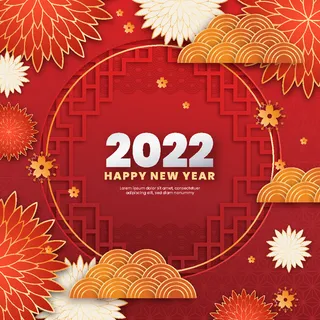 新年海报贺卡红包背景