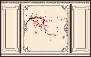 新中式现代背景墙