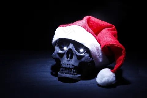 高清圣诞骷髅图片下载