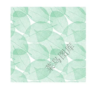 树叶纹路矢量图