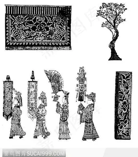 中国传统民间艺术皮影设计集合（五）