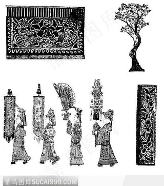 中国传统民间艺术皮影设计集合（五）