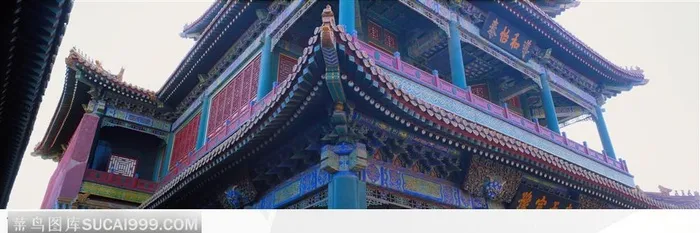 德和园大戏楼(宽幅特写)