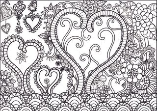 卡通手绘儿童画黑白线描线稿