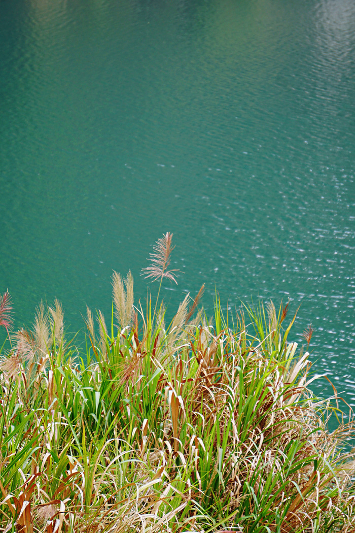 唯美小清新青山碧水湖泊风景