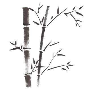 竹子水墨画中国风国画墨水书法竹子画