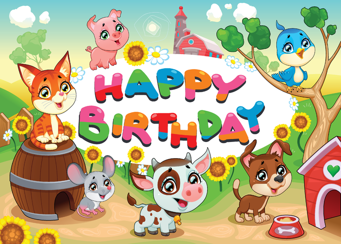 动漫卡通生日快乐